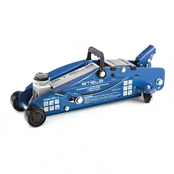 Домкрат гидравлический Stels Safety Pin подкатной 2,5т 140-385 мм с фиксатором 51152