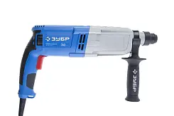 Перфоратор SDS-plus, ЗУБР Профессионал ЗП-32-1100 К, реверс, горизонтальный, металлич редуктор, 3.4