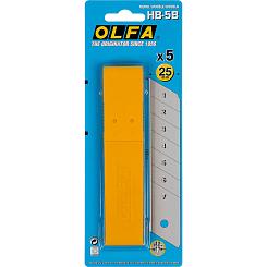 Лезвия OLFA 25мм 5шт сегментированные OL-HB-5B