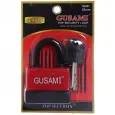 Замок GUSAMI прорезиненный навесной 55мм