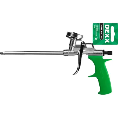 Пистолет DEXX PRO METAL для монтажной пены металлический корпус 06868_z01