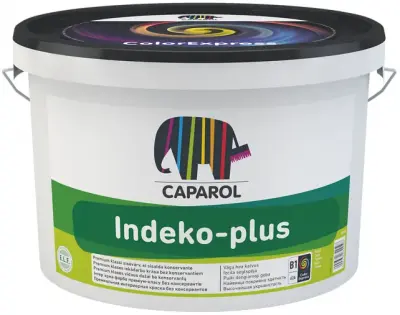 Краска CAPAROL CAPAMIX INDEKO PLUS BAS 1 экологичная с двойной укрывистостью, VIP, матовая (2.5л)