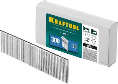 Гвозди для нейлера тип 300, 5000 шт KRAFTOOL 20мм