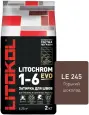 Затирка цементная Litokol Litochrom EVO 1-6 LE 245 горький шоколад 2кг 500270002
