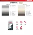 Затирка цементная Litokol Litochrom EVO 1-6 LE 125 дымчато-серый 2кг 500130002