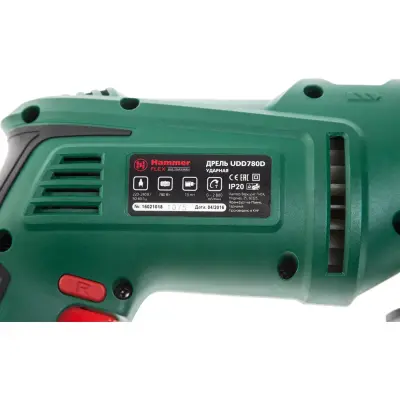 Дрель HAMMER 780Вт ударная UDD780D