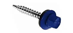 Саморез кровельный крашенный RAL (5002) 4.8х19мм (1кг=224шт)