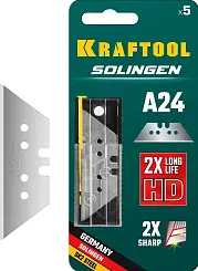 Лезвия KRAFTOOL SOLINGEN трапециевидные тип А24 5шт 09625-S5_z01