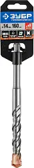 Бур ЗУБР Профессионал SDS-plus 14x160мм 29314-160-14_z02