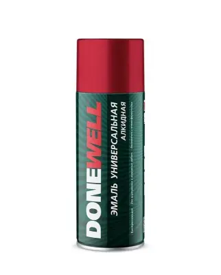 Краска DONEWELL алкидная аэрозольная белая матовая 520мл