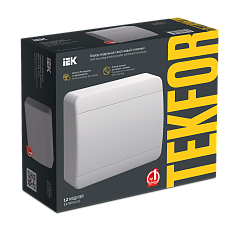Бокс навесной IEK TEKFOR ЩРН-П-12 IP41 12 модулей белая дверца TF5-KP13-N-12-41-K01-K01