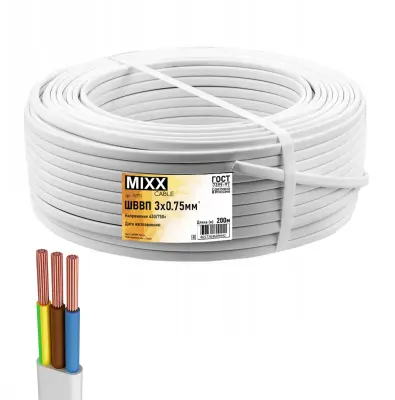Провод ШВВП MIXX CABLE 3х0,75мм 70751