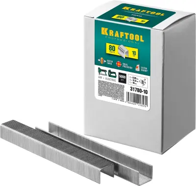 Скобы для степлера тип 80, 5000 шт KRAFTOOL 10мм