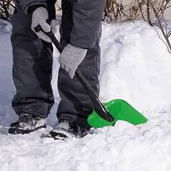 Лопата универсальная стальная Сибртех, 205х280х640 мм, пластиковый черенок 61623