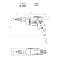 Аккумуляторная дрель-шуруповерт METABO 600Вт SE 6000