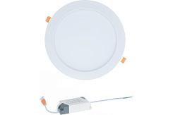 Светильник светодиодный встраиваемый Даунлайт ЭРА LED 1-18-4K Slim панель 18Вт 4000К круг Б0019459