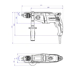 Дрель METABO 780Вт ударная SBE 780-2