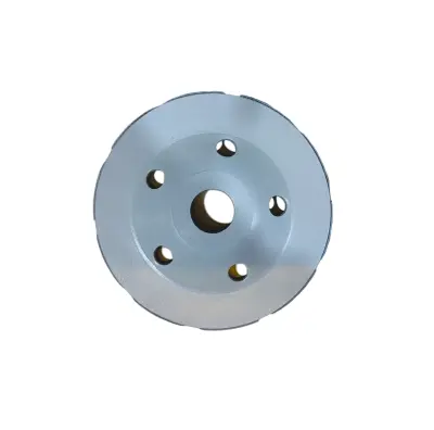 Чашка алмазная 125х22,2 сегментная двухрядная /RUSSLAND