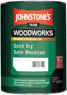 Защитный состав Johnstone's Quick Dry Satin Woodstain Эбеновое дерево 2,5 л
