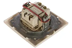 Двухклавишный выключатель TDM 10А белый Таймыр SQ1814-0002