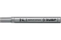 ЗУБР МК-400 серебряный, 2-4 мм маркер-краска, круглый наконечник