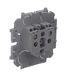 Розетка 1-гнездо QUTEO слоновая кость без защитных шторок  LEGRAND 782240