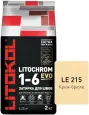 Затирка цементная Litokol Litochrom EVO 1-6 LE 215 крем-брюле 2кг 500210002