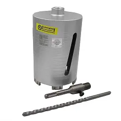 Коронка алмазная HILBERG laser deep drill по бетону 112мм HD311