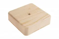 Коробка распаячная 75х75х20 (без клеммы) сосна IP40 ЭРА 