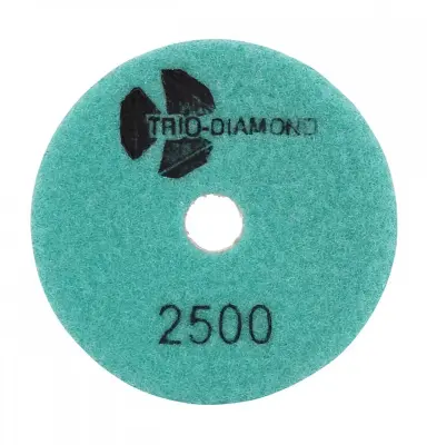 Диск алмазный Trio-Diamond АГШК шлифовальный ЧЕРЕПАШКА 100мм №2500 (M) 342500