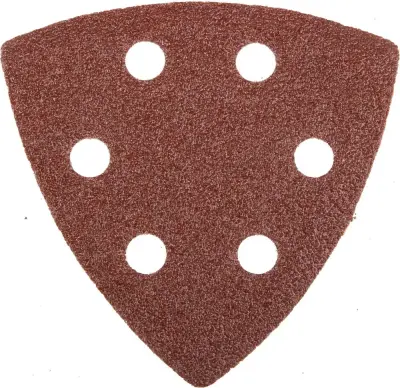 Треугольник шлифовальный универсальный STAYER "MASTER" на велкро основе, 6 отверстий, Р60, 93х93х93м