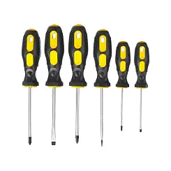 Набор отверток STAYER MASTER слесарных магнитный наконечник 6 шт 2513-H6_z01