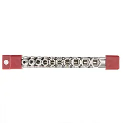 Набор торцевых головок Matrix 1/4", 6-ти гр CrV, 10шт 4-13мм 13559