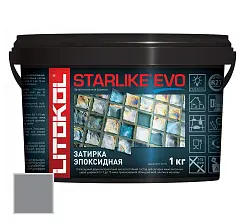 Затирка эпоксидная Litokol Starlike EVO S.115 Серый шелк 1кг 485150002
