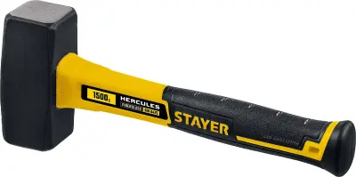Кувалда тупоносая STAYER PROFI 1500г с фибергласовой ручкой 20052-15