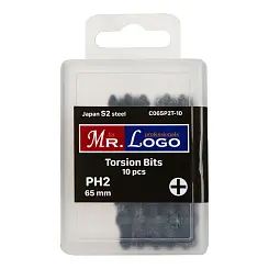 Бита РН2 65мм двухстороняя(черный)/ MR.Logo B065P2T