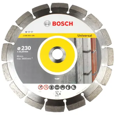Диск алмазный Bosch Universal 230x22.23мм 2608602195