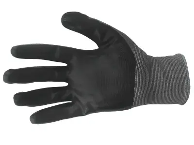 Перчатки с нитриловым обливом, прочные STRONG, черные
