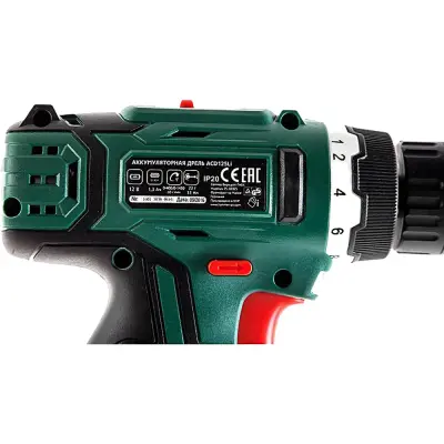 Аккумуляторная дрель-шуруповерт HAMMER 12В Flex ACD125Li