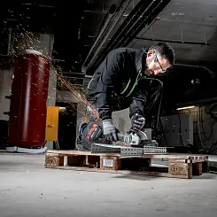 Аккумуляторная угловая шлифмашина METABO 2 АКБ WB-18-LTX-BL-125-Quick