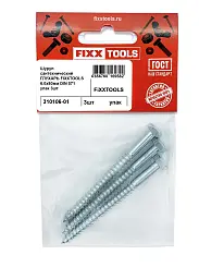 Шуруп сантехнический Глухарь FIXXTOOLS 6.0х80мм DIN 571 упак 3шт