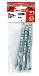 Шуруп сантехнический Глухарь FIXXTOOLS 12х140мм DIN 571 упак 3шт
