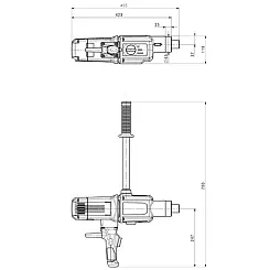 Дрель METABO 1800Вт трехскоростная B 32 3
