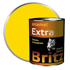 Эмаль ПФ-115 BRITZ EXTRA универсальная глянцевая желтая 1,9кг