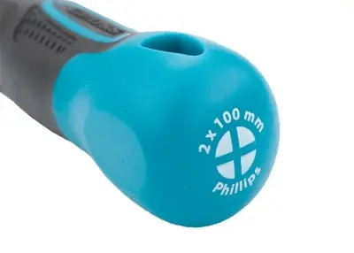 Отвертка PH2 x 100 мм, S2, трехкомпонентная ручка// Gross