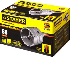 Коронка по бетону ProHAMMER с державкой SDS-Plus, d= 68 мм, STAYER