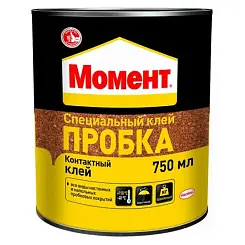 Клей для пробки контактный Момент Пробка 750 мл.