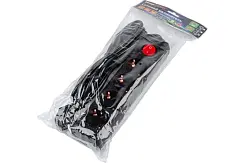 Удлинитель Uniel Ultra, шнур 3м., 4 гн., 16A, с/з, черный S-GCU4-3B BLACK