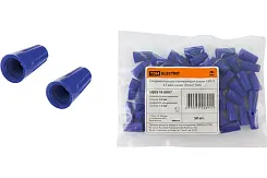 Соединительный изолирующий зажим СИЗ-2 4,5мм2 синий 50шт уп TDM