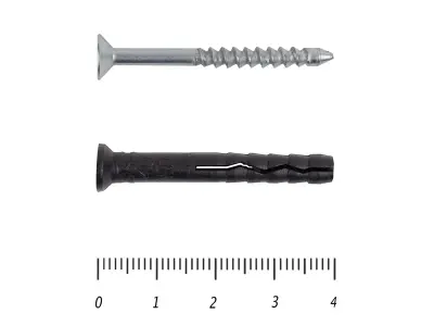 Дюбель-гвоздь потай 6х40 200шт/уп